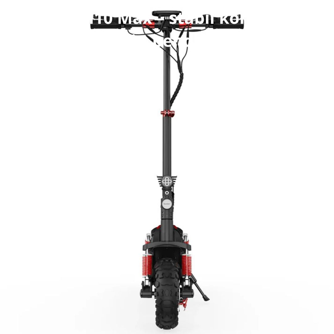 iScooter iX6 Elscooter – 1000W – 45 km räckvidd - Elsparkcyckel