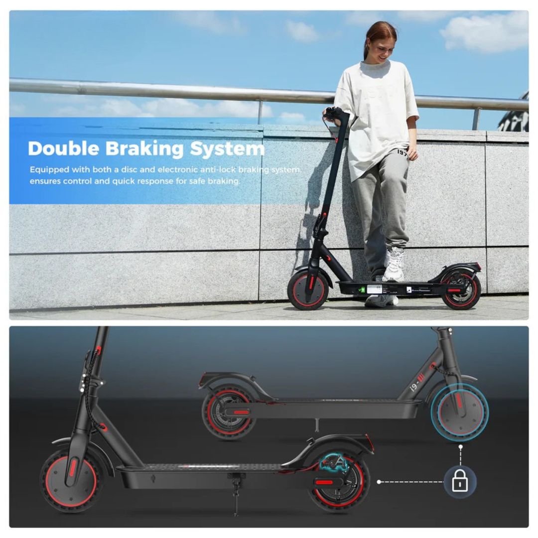 iScooter i9 Elscooter – 350W – 25 km räckvidd - Elsparkcyckel