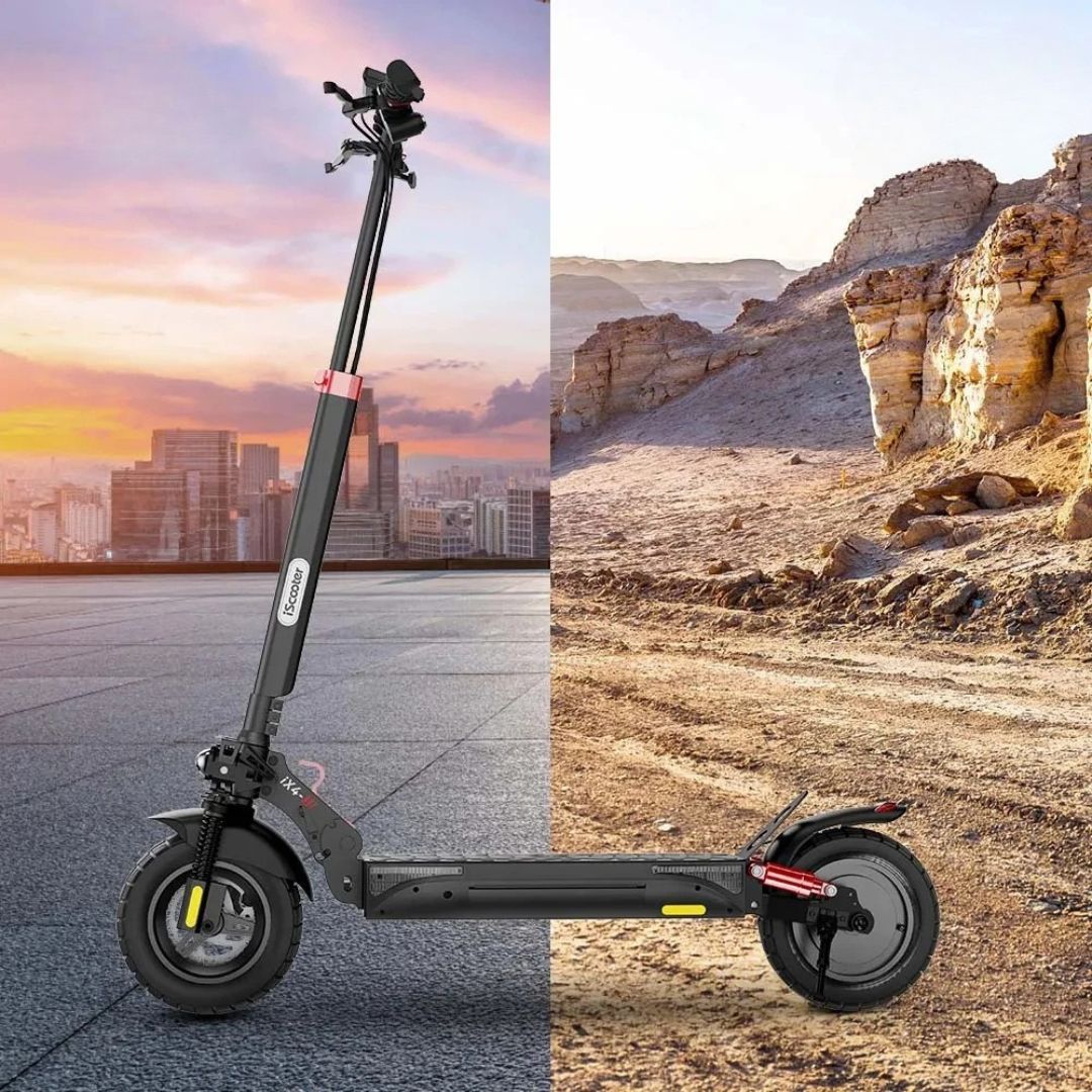 iScooter iX4 Elscooter – 800W – 45 km räckvidd - Elsparkcyckel