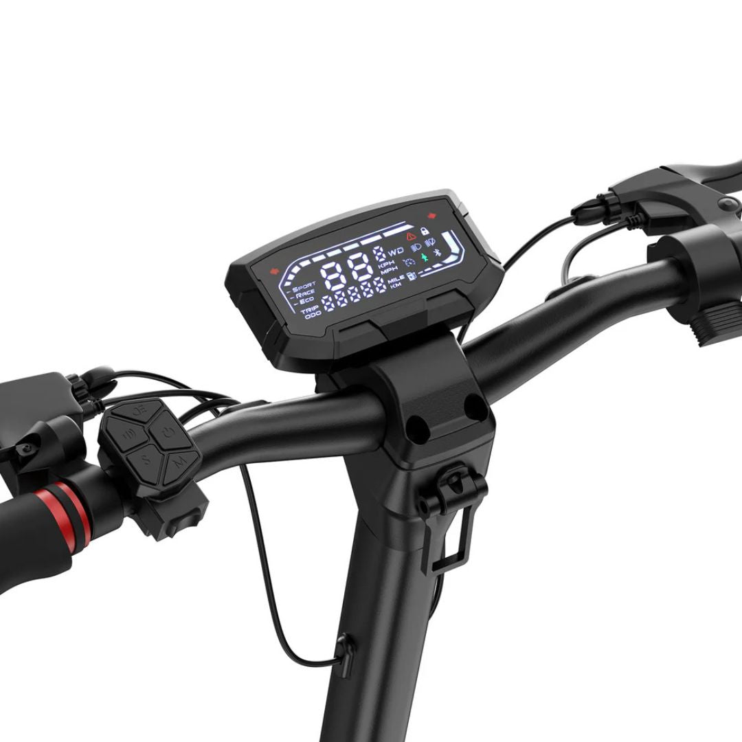 iScooter iX7 Pro Elscooter – 2000 W – 80 km räckvidd - Elsparkcyckel
