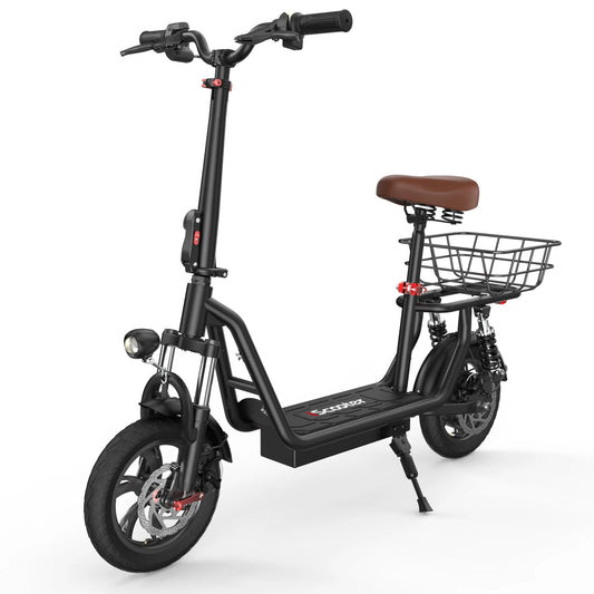 iScooter i12 Elscooter – 500W – 25 km räckvidd - Elsparkcyckel