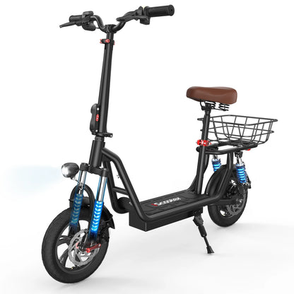 iScooter i12 Elscooter – 500W – 25 km räckvidd - Elsparkcyckel
