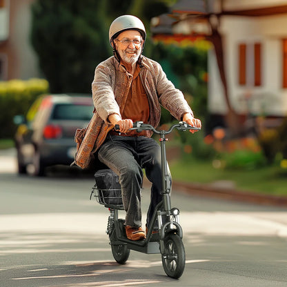 iScooter i12 Elscooter – 500W – 25 km räckvidd - Elsparkcyckel