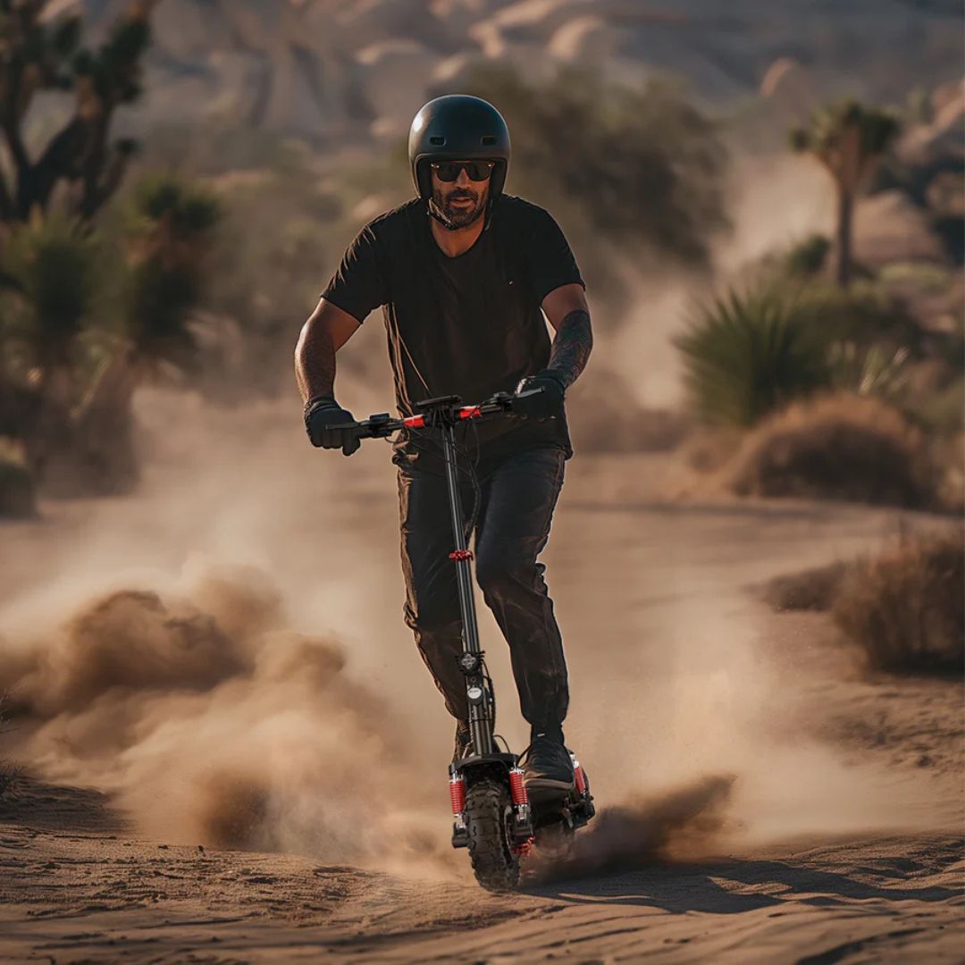 iScooter iX6 Elscooter – 1000W – 45 km räckvidd - Elsparkcyckel